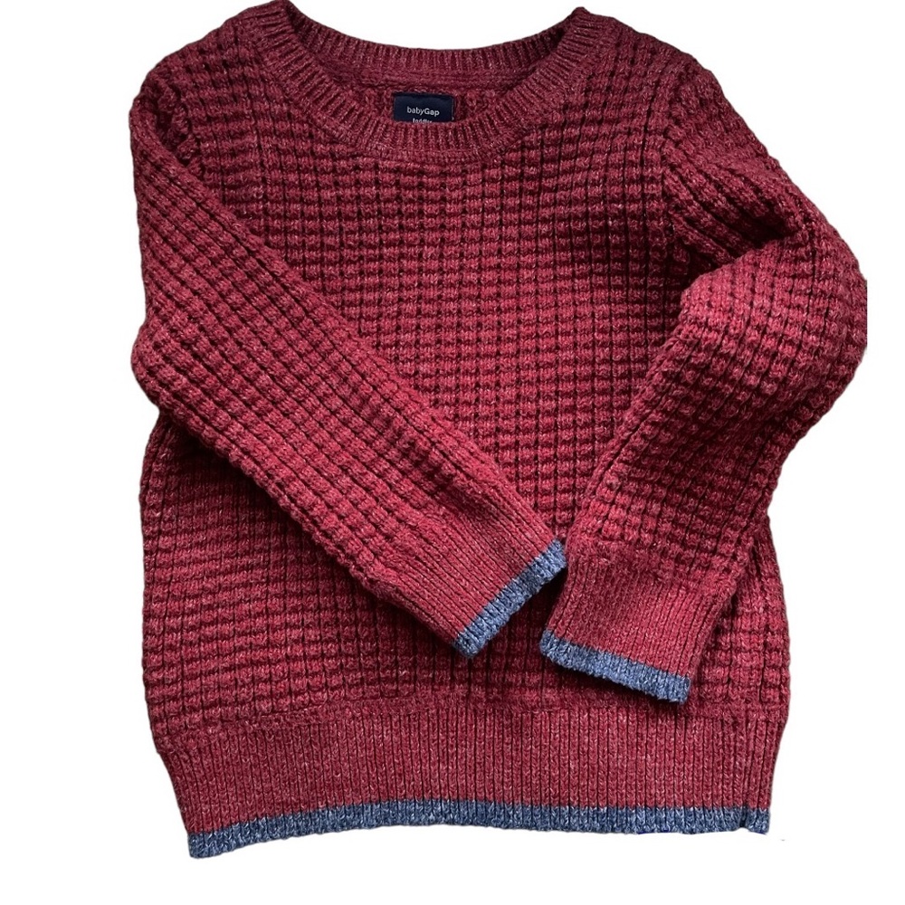 Baby Gap (toddler) Christmas Red Knitted Sweater size 12-18 months